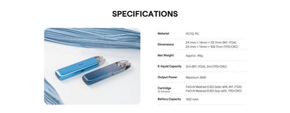 Uwell Caliburn G4 Mini Pod System Kit 1100mAh 3ml-FrenzyFog