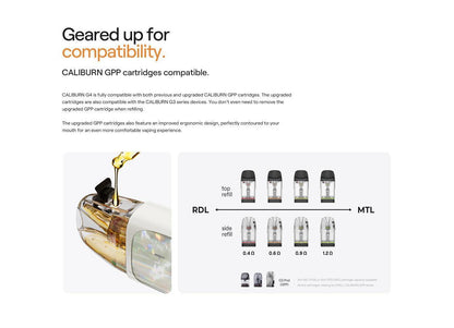 Uwell Caliburn G4 Pod System Kit 1300mAh 3ml-FrenzyFog