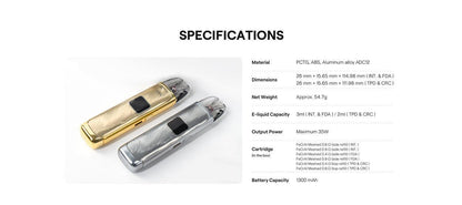 Uwell Caliburn G4 Pod System Kit 1300mAh 3ml-FrenzyFog