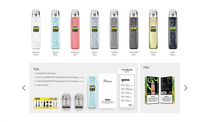 Uwell Caliburn G4 Pod System Kit 1300mAh 3ml-FrenzyFog