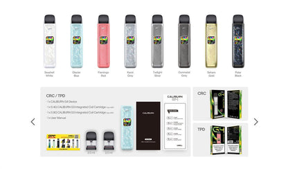 Uwell Caliburn G4 Pod System Kit 1300mAh 3ml-FrenzyFog