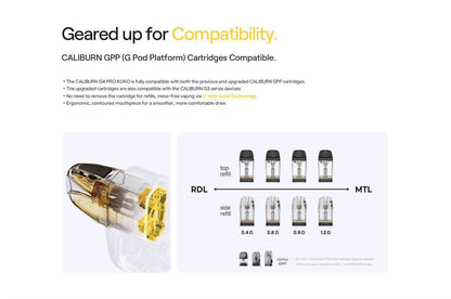 Uwell Caliburn G4 Pro Koko Pod System Kit 2000mAh 3ml-FrenzyFog