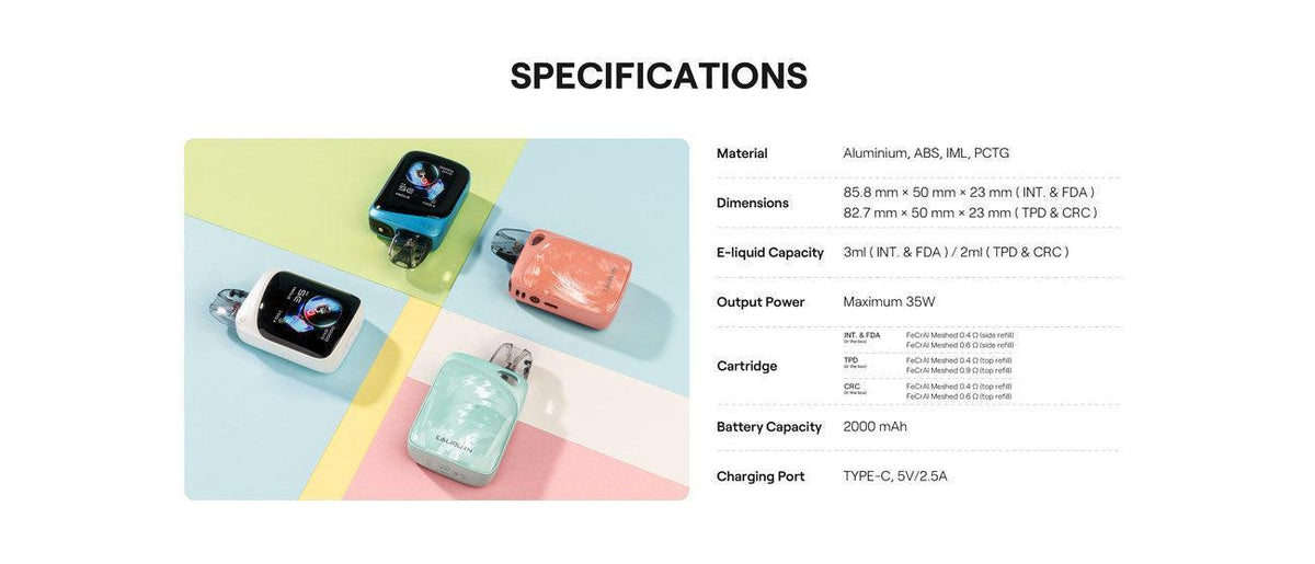 Uwell Caliburn G4 Pro Koko Pod System Kit 2000mAh 3ml-FrenzyFog