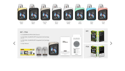 Uwell Caliburn G4 Pro Koko Pod System Kit 2000mAh 3ml-FrenzyFog