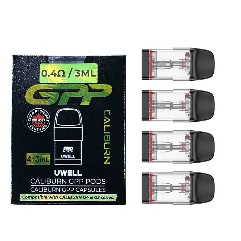 Uwell Caliburn GPP Cartridge Top Filling 3ml (4pcs/pack)-FrenzyFog