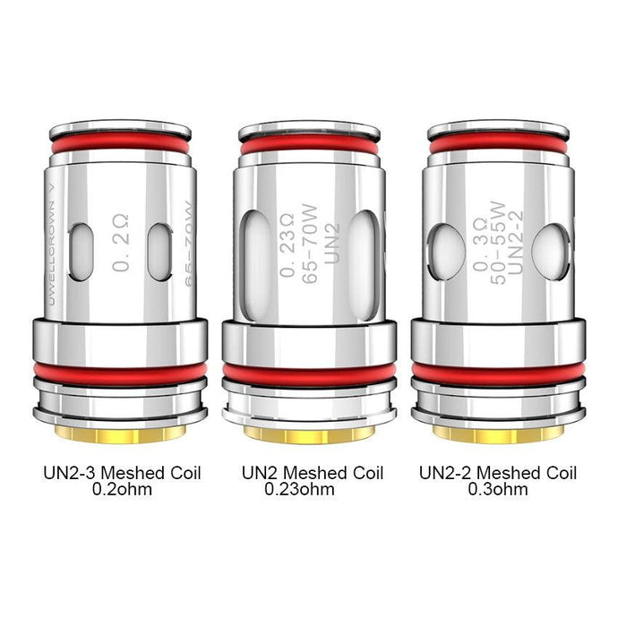 Uwell Crown 5 Tank Replacement Coil (4pcs/Pack)-Subohm Coil-UN2-3 Meshed Coil 0.2ohm 1Pack-FrenzyFog-Beirut-Lebanon
