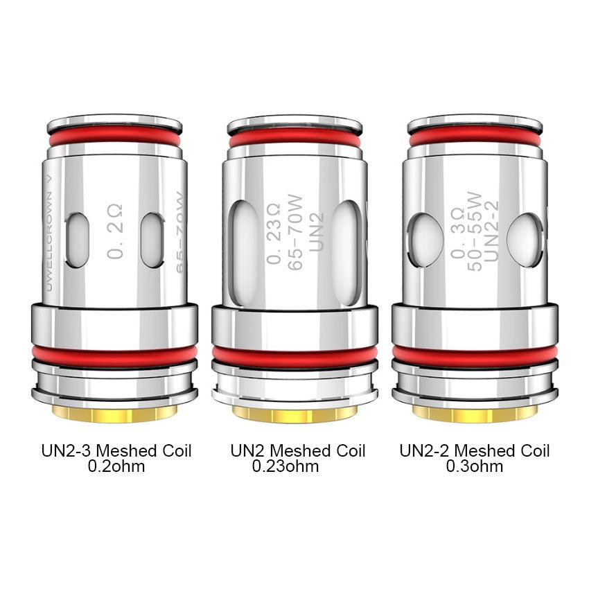 Uwell Crown 5 Tank Replacement Coil (4pcs/Pack)-FrenzyFog