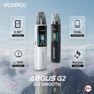 VOOPOO Argus G2 Pod System Kit 1000mAh 3ml-Spray Black-FrenzyFog-Beirut-Lebanon