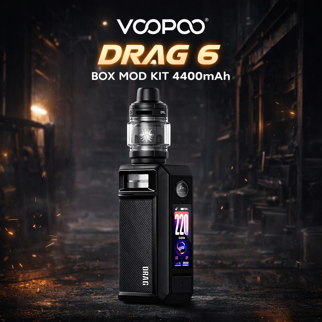 VOOPOO Drag 6 Mod Kit with Uforce-X Tank II 4400mAh 5ml (Max 220W)-FrenzyFog