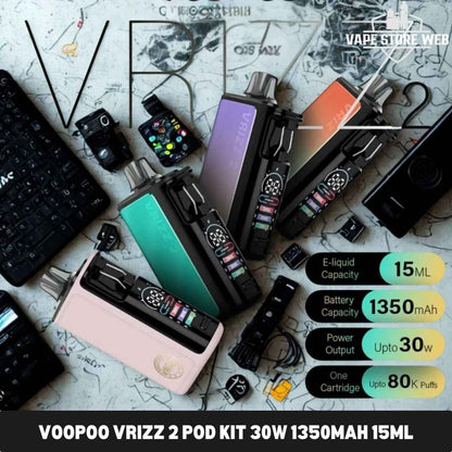 VOOPOO Vrizz 2 Pod System Kit 1350mAh 15ml-FrenzyFog