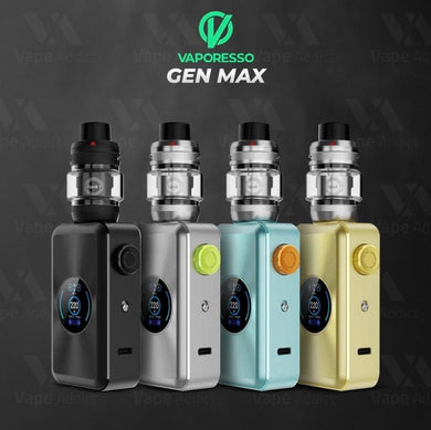 Vaporesso GEN MAX Mod Kit With iTank T Atomizer 6ml-Dark Black-FrenzyFog-Beirut-Lebanon
