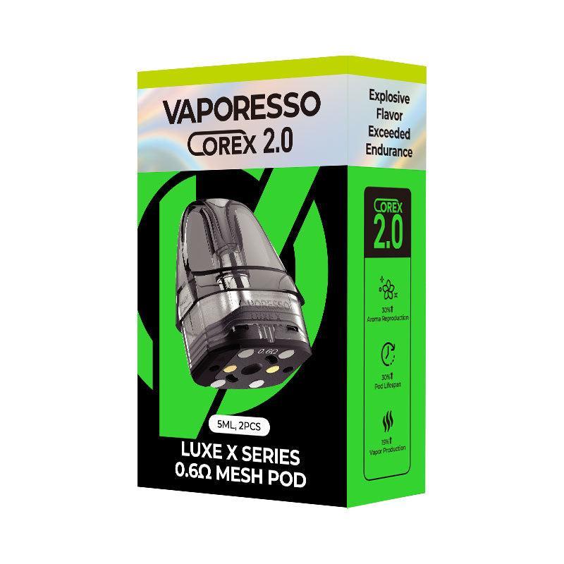 Vaporesso LUXE X Series Corex 2.0 Pod Cartridge 5ml (2pcs/pack)-FrenzyFog