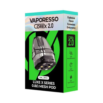 Vaporesso LUXE X Series Corex 2.0 Pod Cartridge 5ml (2pcs/pack) FrenzyFog Vaporesso LUXE X Series Corex 2.0 Pod Cartridge 5ml (2pcs/pack) FrenzyFog