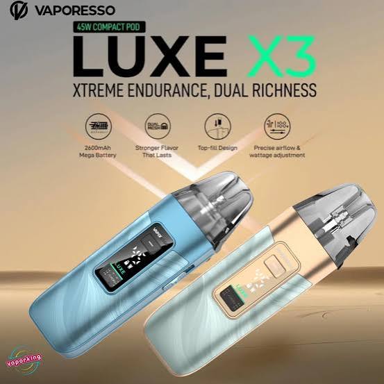 Vaporesso LUXE X3 Pod Mod Kit 2600mAh 5ml (Max 45W)-FrenzyFog