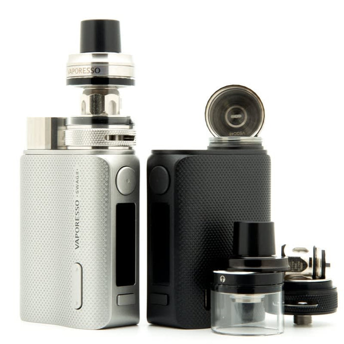Vaporesso SWAG II 80W Mod Kit with NRG PE Tank 3.5ml-Silver-FrenzyFog-Beirut-Lebanon