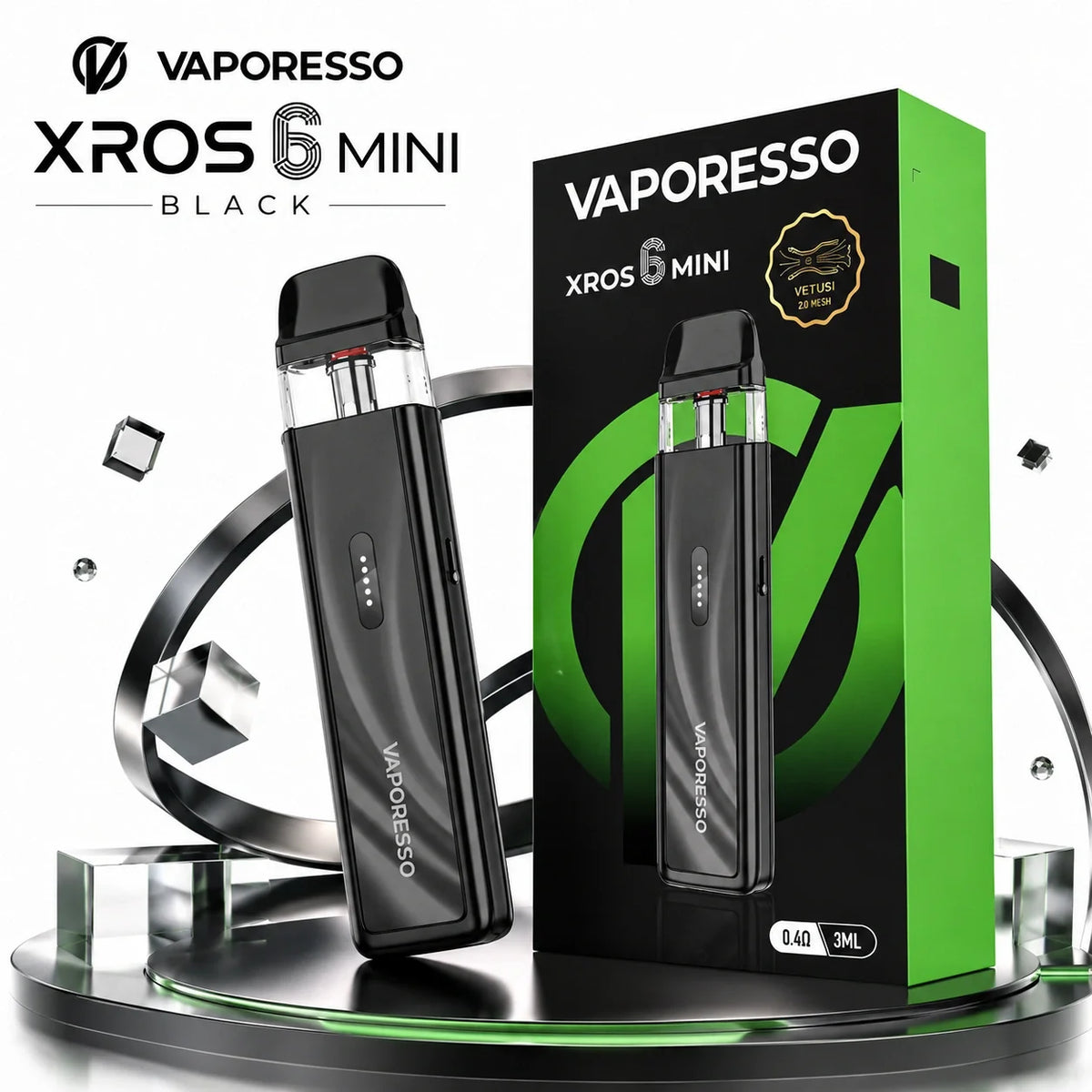 Vaporesso XROS 6 Mini Pod System Kit 1600mAh 3ml-FrenzyFog