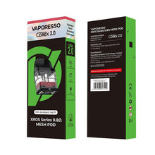 Load image into Gallery viewer, Vaporesso Xros Series Corex 2.0-0.8ohm Top Filling (2ml)-FrenzyFog-Beirut-Lebanon
