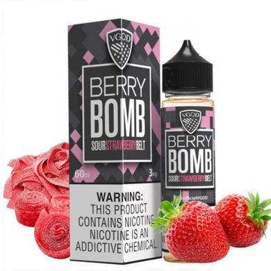 Vgod Berry Bomb ICE 3mg | Candy Sour Strawberry | 60ml-60ml-FrenzyFog-Beirut-Lebanon