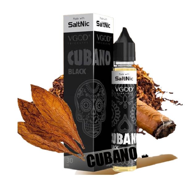 Vgod Cubano Black Saltnic | 30ml-30ml 25mg-FrenzyFog-Beirut-Lebanon