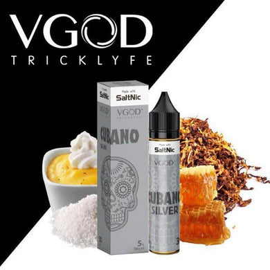 Vgod Cubano Silver Saltnic | 30ml-30ml 25mg-FrenzyFog-Beirut-Lebanon