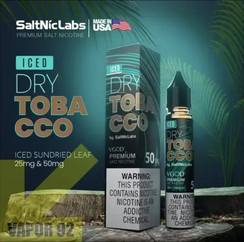 saltnic dry tobacco Vgod Dry Tobacco ICE Saltnic