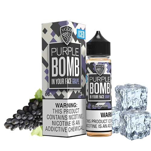 Vgod Purple Bomb ICE 3mg | Concord Grape