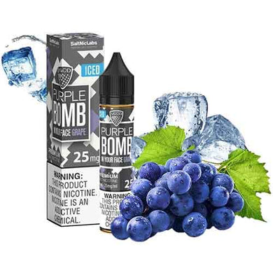 Vgod Purple Bomb ICE Saltnic | 30ml-30ml 25mg-FrenzyFog-Beirut-Lebanon