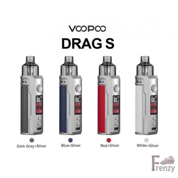 Voopoo Drag S 60W Mod Pod Kit 2500mAh 4.5ml FrenzyFog Voopoo Drag S 60W Mod Pod Kit 2500mAh 4.5ml FrenzyFog