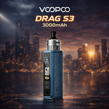 Voopoo Drag S3 60W Box Mod Kit 3000mah with PnP X-FrenzyFog