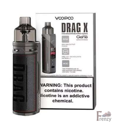 Voopoo Drag X 80W Mod Pod Kit 4.5ml FrenzyFog Voopoo Drag X 80W Mod Pod Kit 4.5ml FrenzyFog
