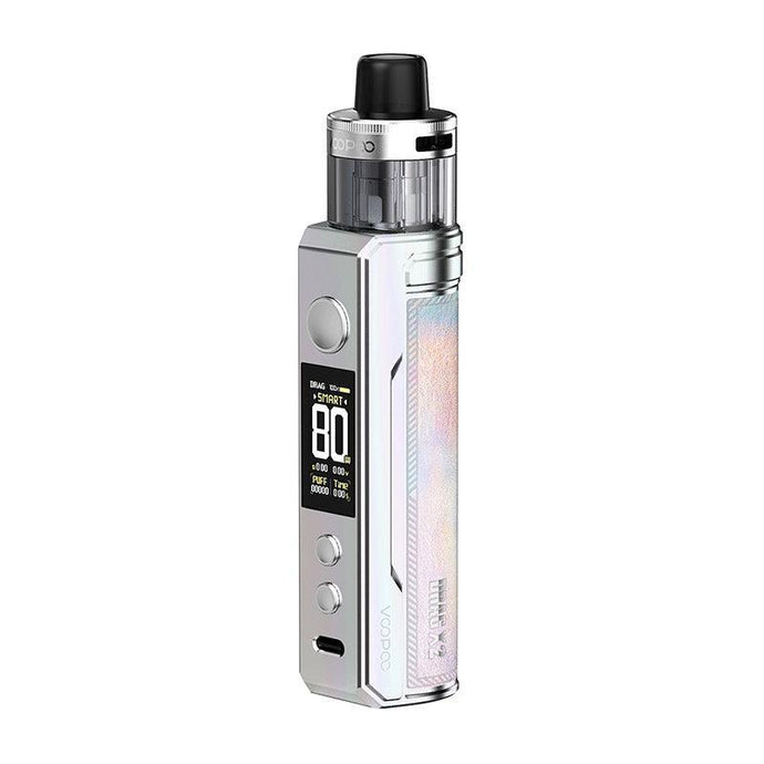 Voopoo Drag X2 80W Kit with PnP X Cartridge DTL 5ml-Colorful Silver-FrenzyFog-Beirut-Lebanon