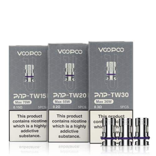 Voopoo PnP Replacement Coils 5pcs-PnP-TW15 0.15ohm 55-70W 5pcs/pack-FrenzyFog-Beirut-Lebanon