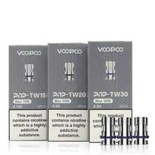 Load image into Gallery viewer, Voopoo PnP Replacement Coils for Drag Baby/Mini/2/S/X,VINCI Series Kit,Argus Pro,PnP 20/22,V.SUIT,Doric 60,Drag E60,Drag H80 S (5Pcs/Pack)-PnP-TW15 0.15ohm 55-70W 5pcs/pack-FrenzyFog-Beirut-Lebanon