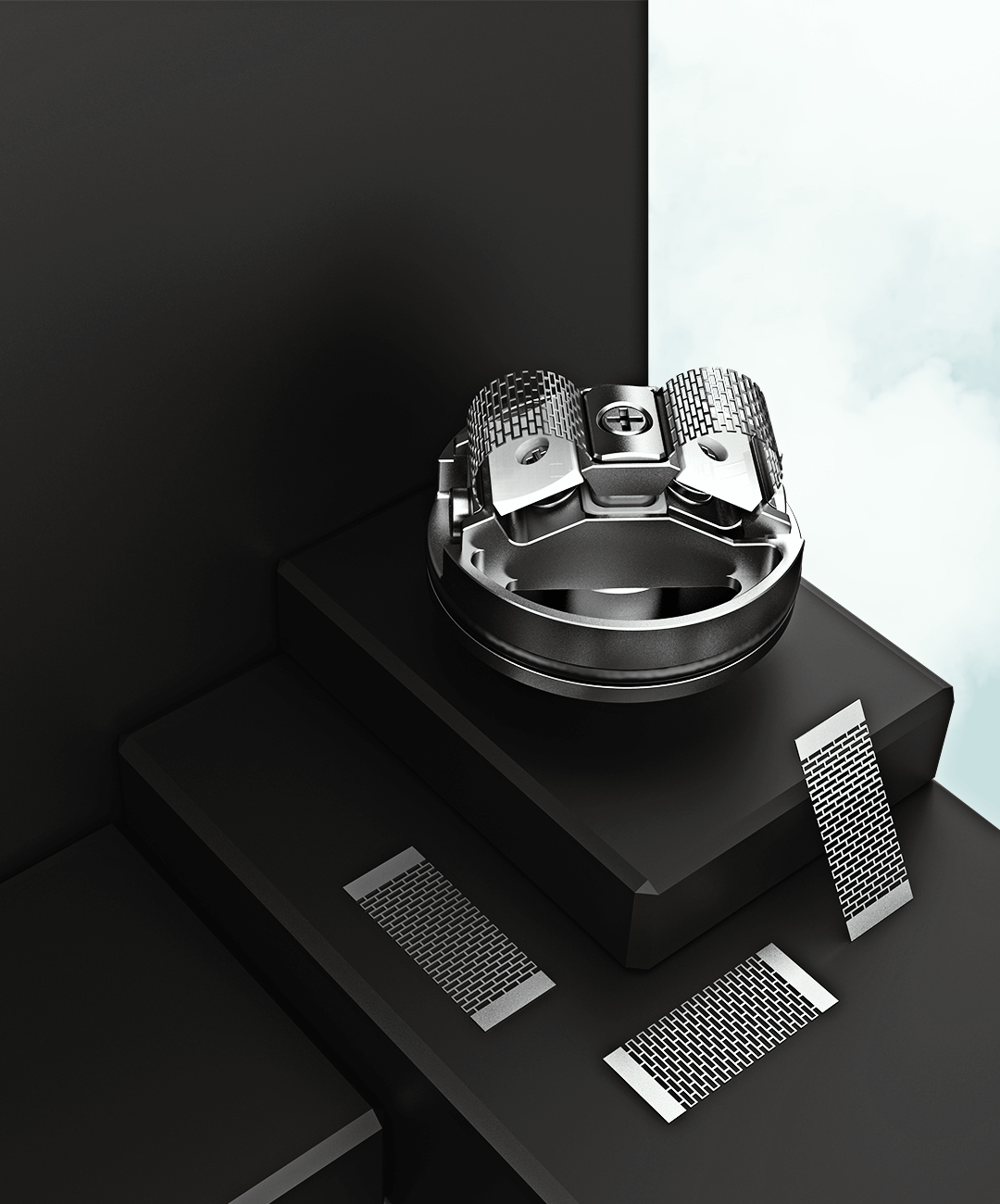 Wotofo Profile PS Dual Mesh RDA Atomizer (28.5mm)-FrenzyFog