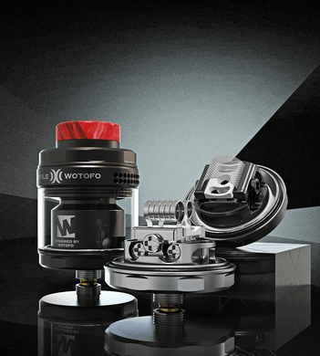 Wotofo Profile X RTA Atomizer 8ml (28mm)-Black-FrenzyFog-Beirut-Lebanon