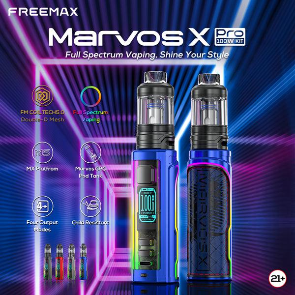 Freemax Marvos X Pro 100W Mod Kit with Marvos CRC Tank 5ml