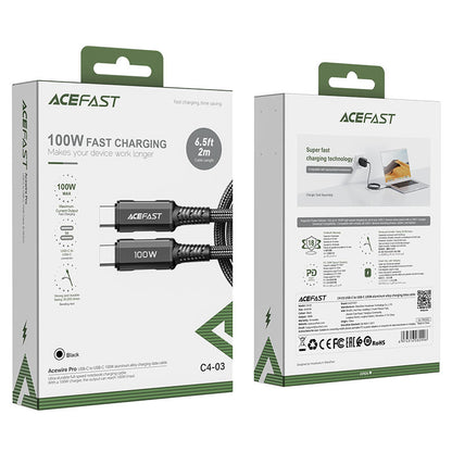 ACEFAST C4-03 Heavy-Duty USB-C to C Fast Charging Cable 100W 2M