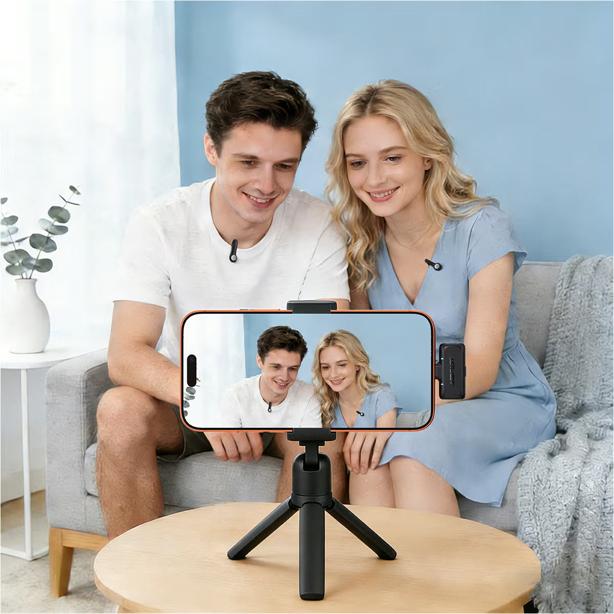 ACEFAST R4 Dual Wireless Lavalier Microphone Kit