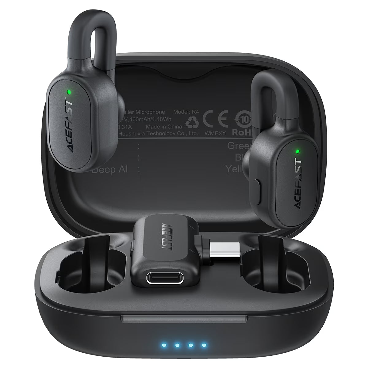ACEFAST R4 Dual Wireless Lavalier Microphone Kit