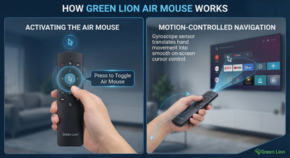 Green Lion 4 in 1 Wireless Remote With Keyboard