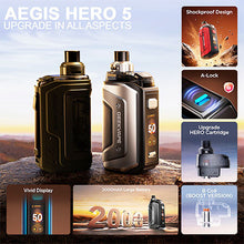 Load image into Gallery viewer, Geekvape Aegis Hero 5 Pod Mod Kit 2000mAh (Max 50W) 6.5ml