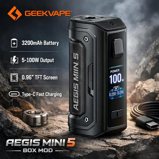 GeekVape Aegis Mini 5 Box Mod 3200mAh-FrenzyFog