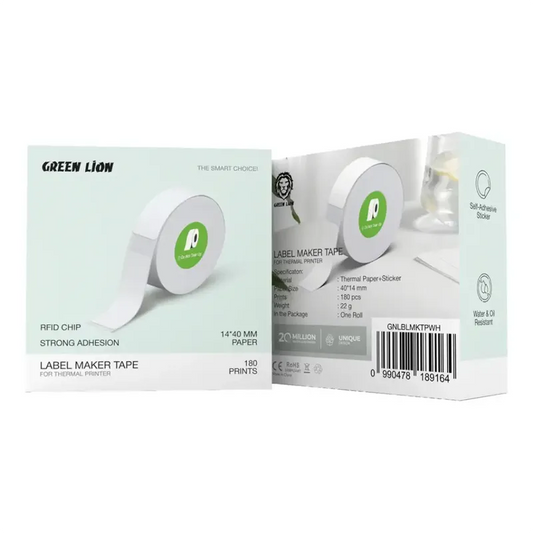 Green Lion Label Maker Tape for Thermal Printer-FrenzyFog