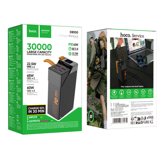 HOCO DB100 Harmony Power Bank PD65W 30,000mAh