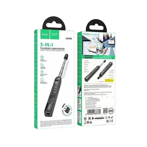 HOCO GM205 3-in-1 Wireless Presentation Remote-FrenzyFog