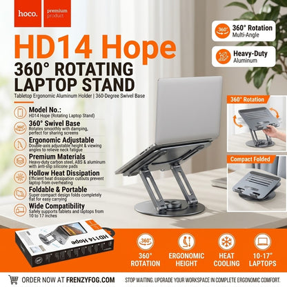 HOCO HD14 Rotating Laptop Stand-FrenzyFog