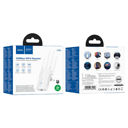 HOCO HI35 Dual-Band WiFi Range Extender & Repeater