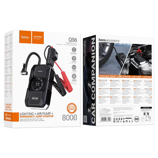 HOCO QS6 Car Jump Starter & Tire Inflator