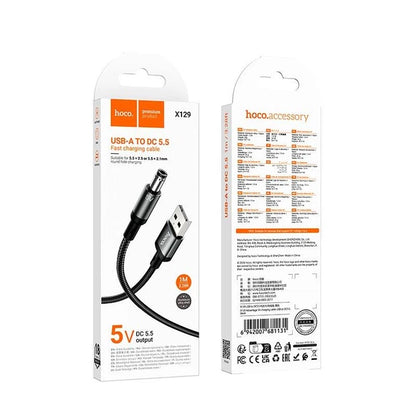 HOCO X129 12v/5v Type C/DC Cable-FrenzyFog