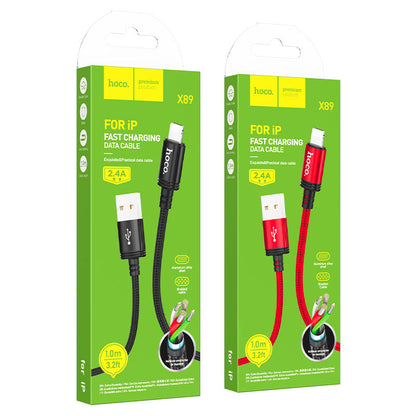 HOCO X89 Charge Cable USB TO IP 1m